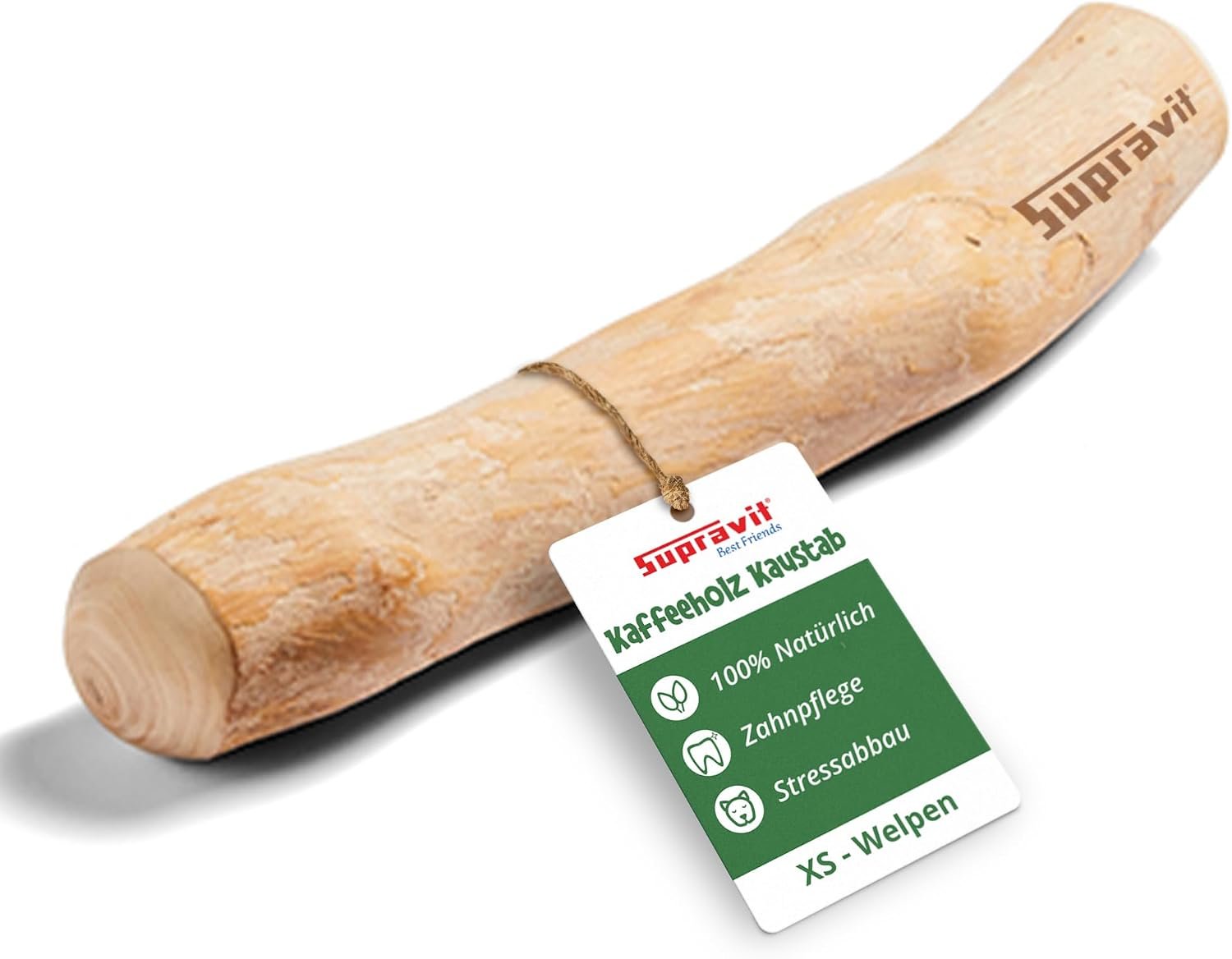Produktabbildung: Supravit Kaffeeholz-Kauknochen XS