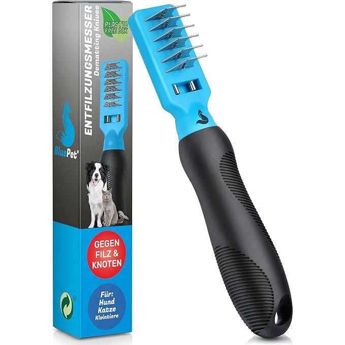 Produktabbildung: BluePet Entfilzungskamm gegen Knoten