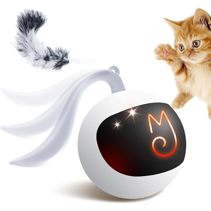 Produktabbildung: Migipaws elektrischer interaktiver Katzenball